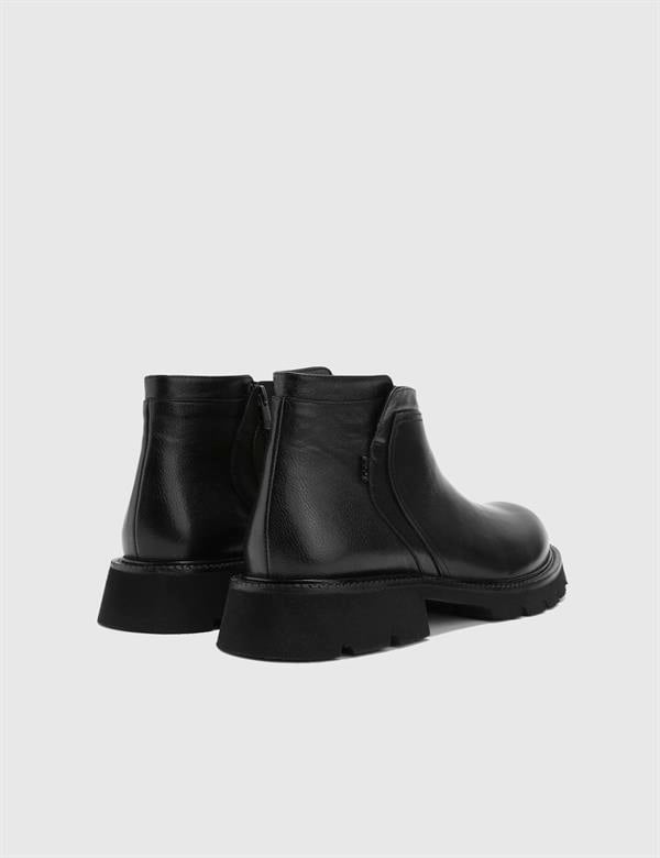Ramos Black Leather Men's Boot