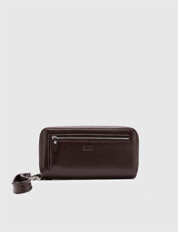 Regulus Brown Floater Leather Men's Handbag