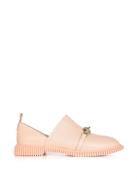 Renny Women's Moccasin Powder Pink Leather