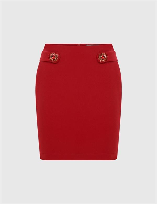 Rıdder Red Women's Skirt