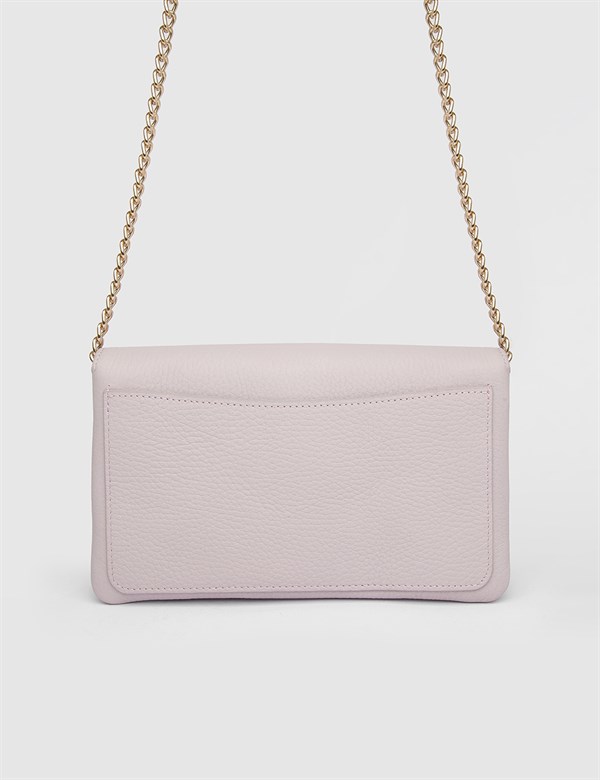 Risor Lilac Floater Leather Women's Shoulder Bag