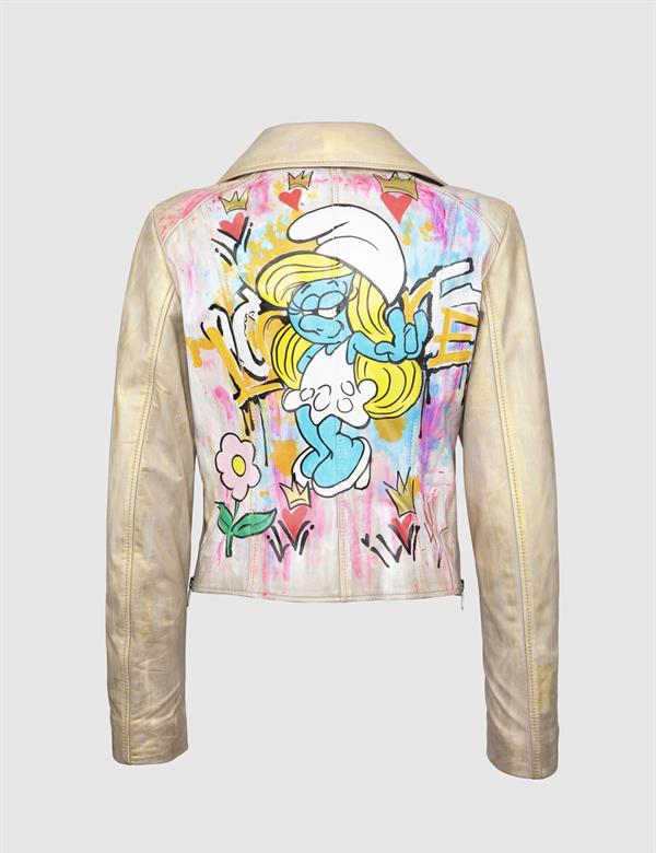 Rivers Gold Women's Leather Jacket