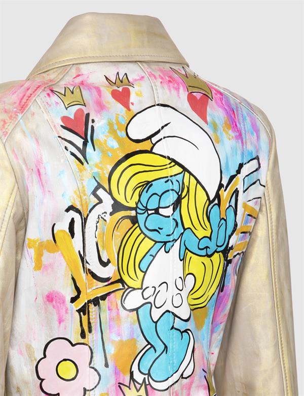 Rivers Gold Women's Leather Jacket