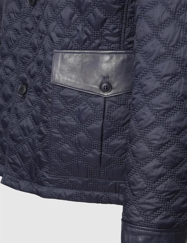 Rivne Navy Blue Men's Bomber Jacket