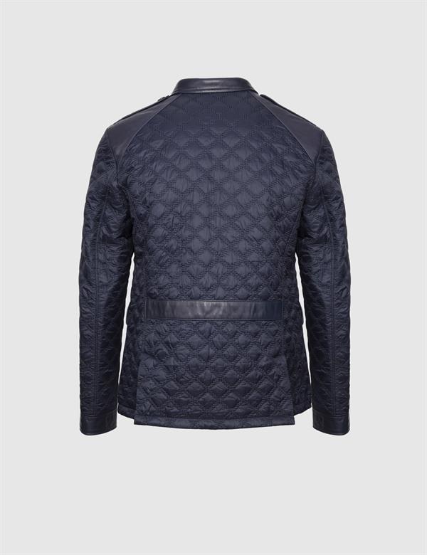 Rivne Navy Blue Men's Bomber Jacket