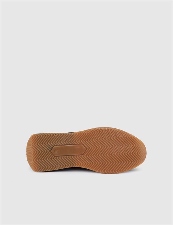 Roni Black Suede Leather Men's Sneaker