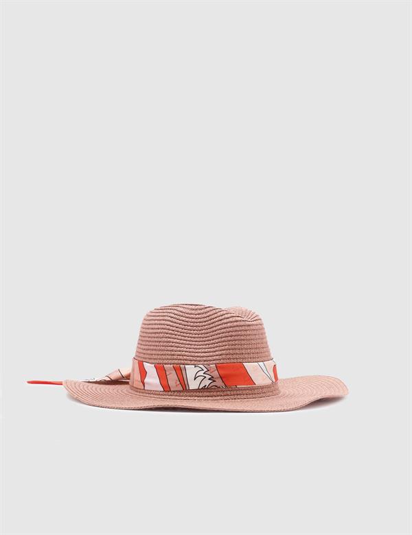 Rozalin Dusty Rose Women's Straw Hat