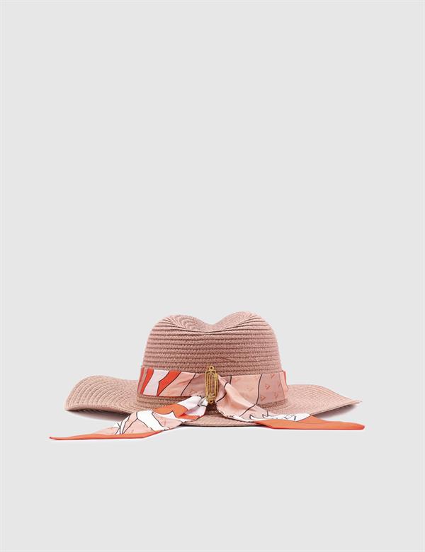 Rozalin Dusty Rose Women's Straw Hat