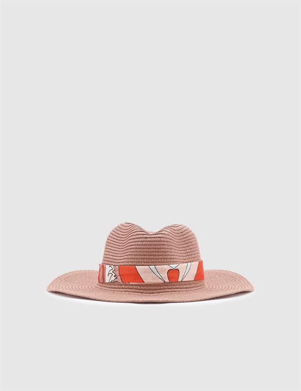 Rozalin Dusty Rose Women's Straw Hat