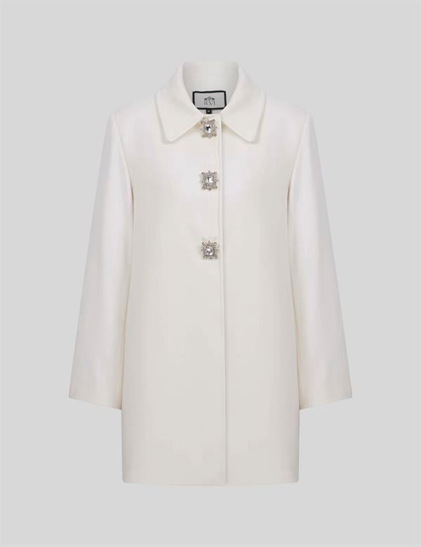 Rundy White Women's Coat