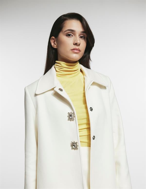 Rundy White Women's Coat