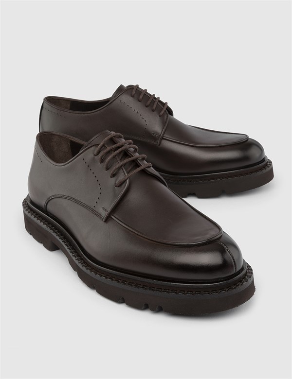 Salta Antique Brown Leather Men's Daily Shoe