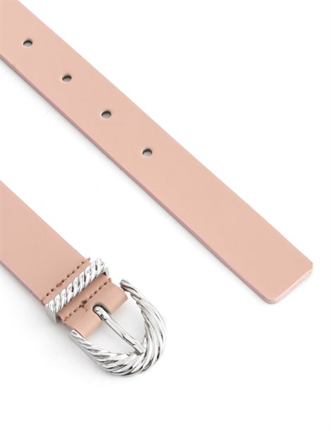 Sandy Women's Belt Powder Pink Leather
