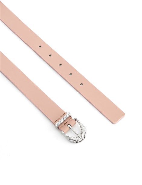 Sandy Women's Belt Powder Pink Leather