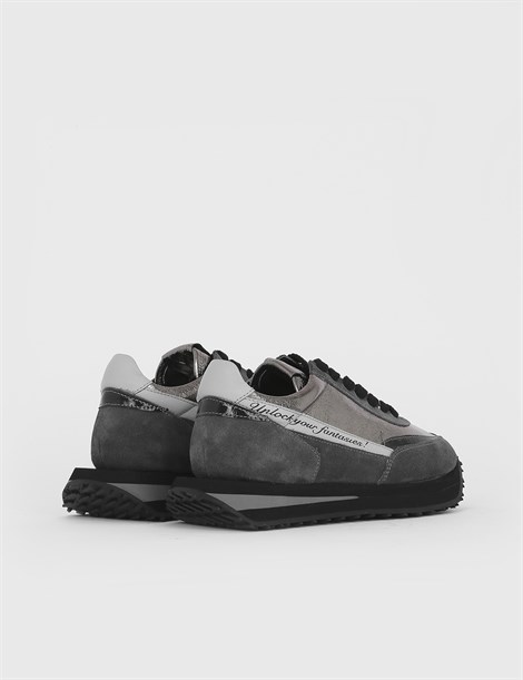 Santıago Grey Suede Women's Sneaker