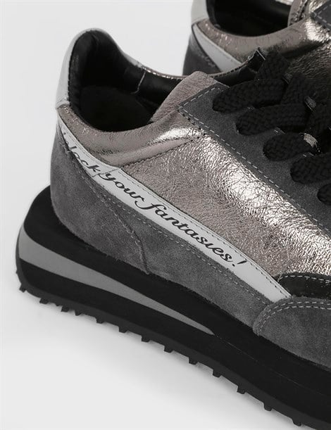 Santıago Grey Suede Women's Sneaker