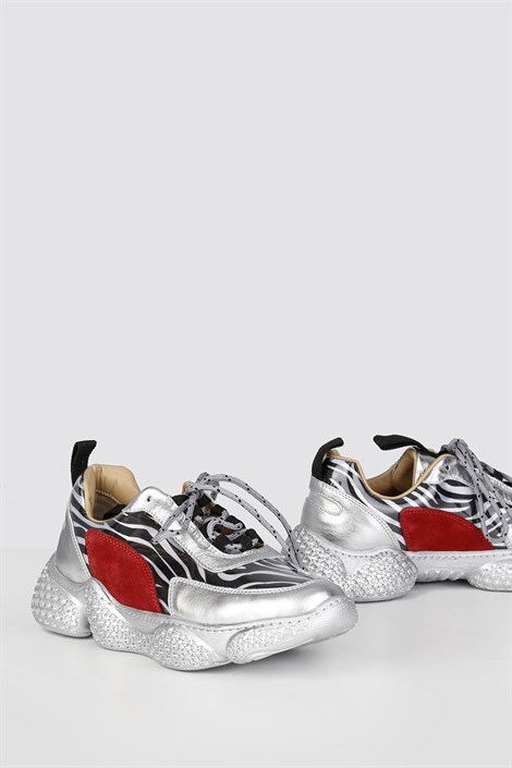 Simon Women's Sneaker Silver