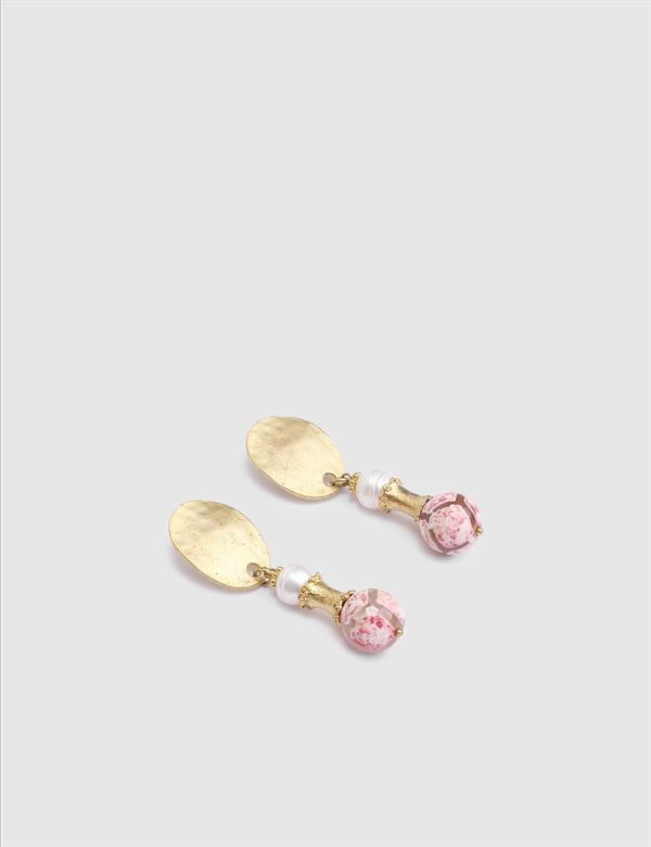 Slatino Pink Women's Earrings