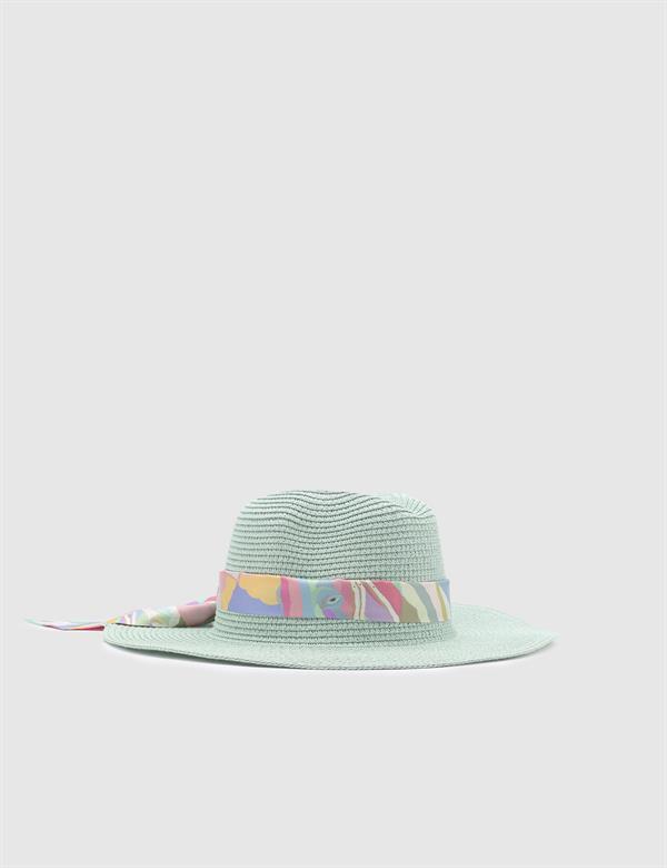 Sleta Green Women's Straw Hat
