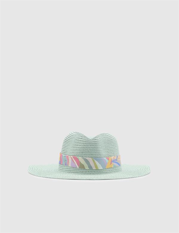 Sleta Green Women's Straw Hat