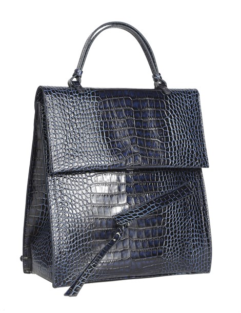 Spela Women's Backpack Navy Blue Crocodile