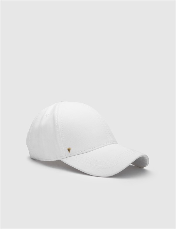 Stian White Gabardine Unisex Hat