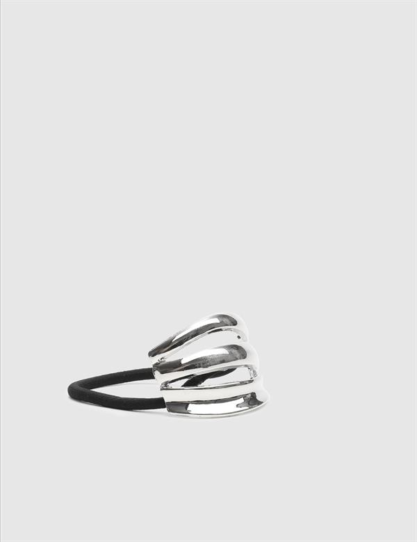 Tepuke Silver Women's Hair Tie