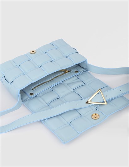 Adelio Light Blue Women's Shoulder Bag