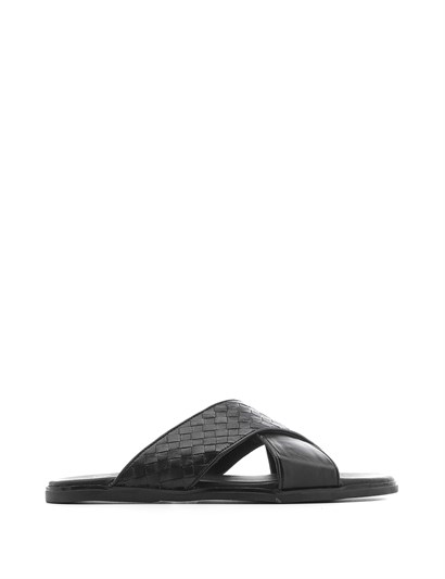 Adrina Men's Slipper Black Nappa