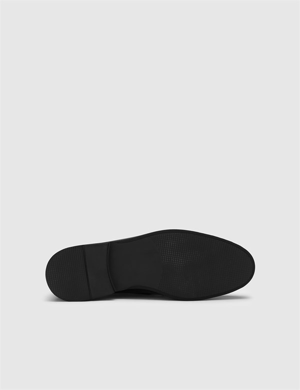 Aimil Black Buffalo Leather Men's Classic Shoe