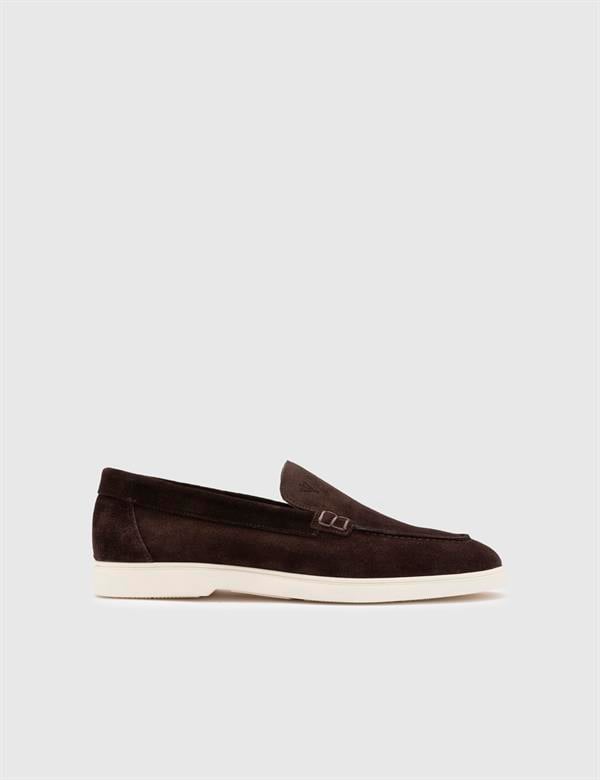 Alessio Brown Suede Leather Men's Loafer