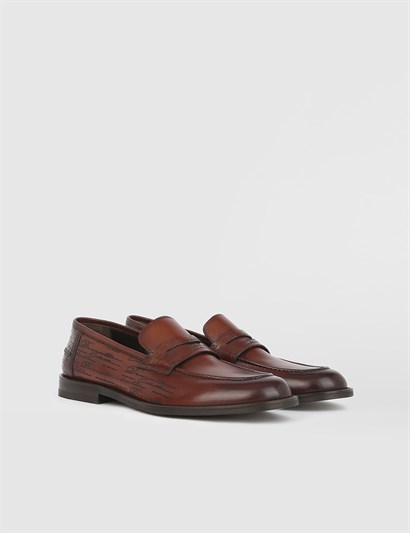 Alfia Brown Leather Men's XXX Shoe