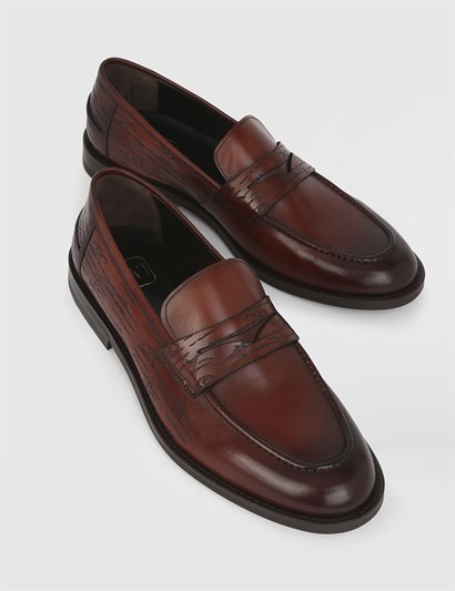 Alfia Brown Leather Men's XXX Shoe