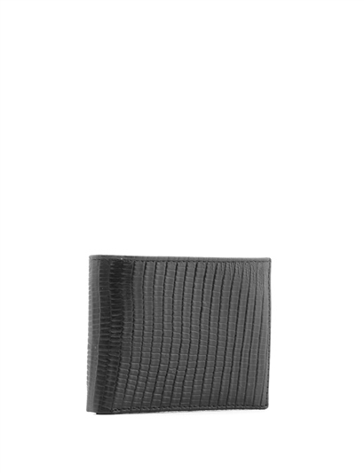 Alfred Men's Wallet Black Printed Leather
