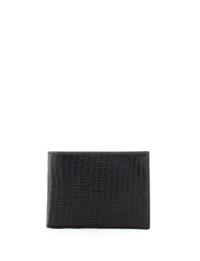 Alfred Men's Wallet Black Printed Leather