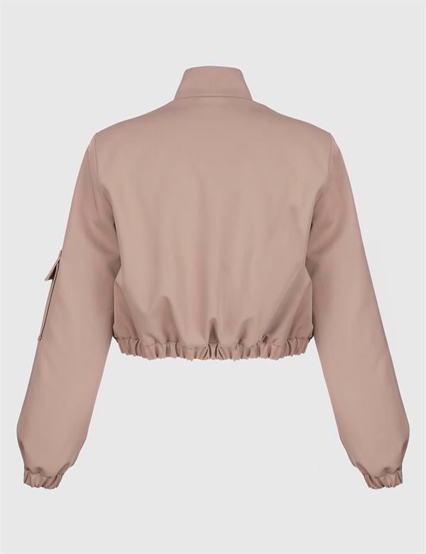 Ambra Vizon Bomber Kadın Ceket