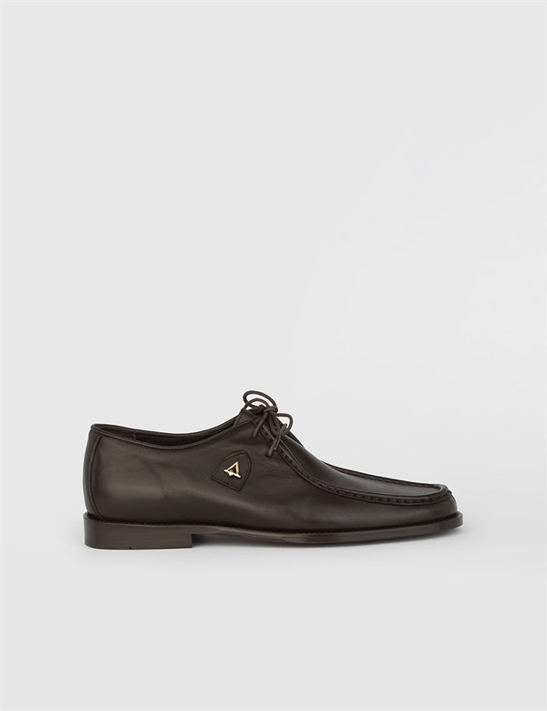 Anker Brown Aniline Leather Men's Oxford