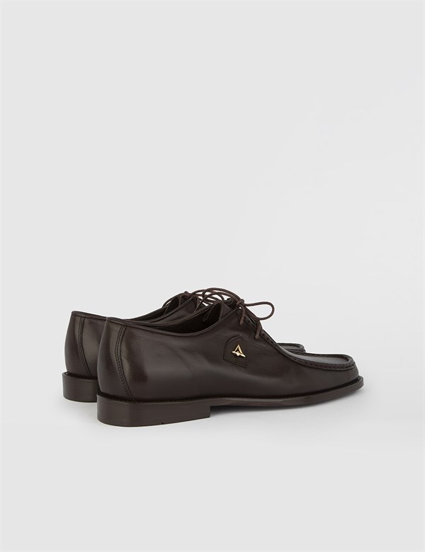 Anker Brown Aniline Leather Men's Oxford