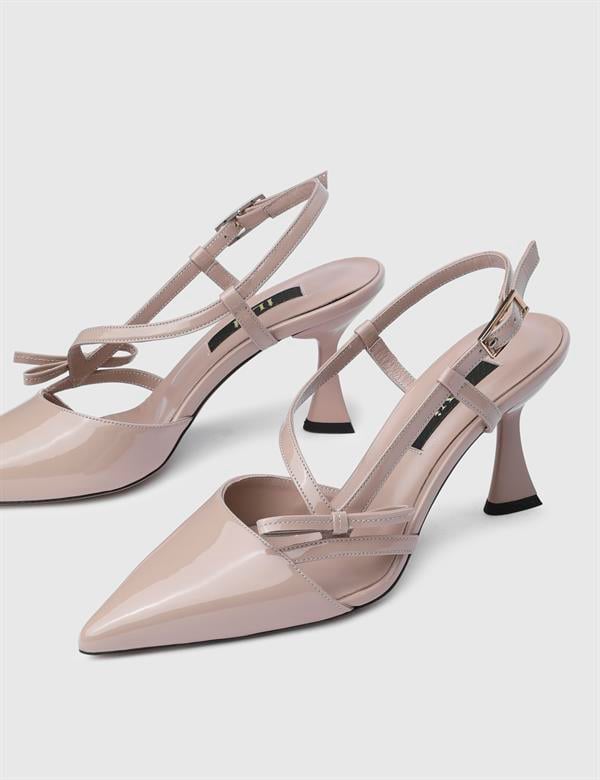Arundel Mink Patent Leather Women's Heeled Sandal