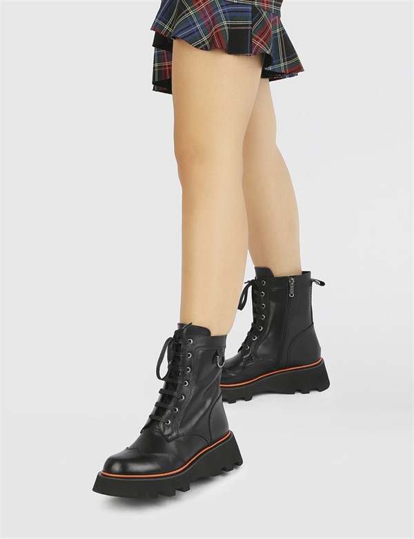 Barry Black Leather Women's Boot