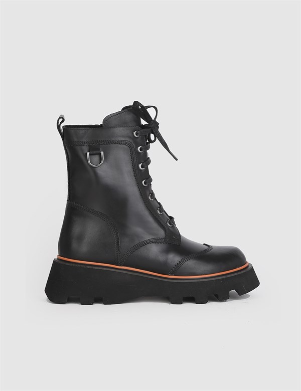Barry Black Leather Women's Boot