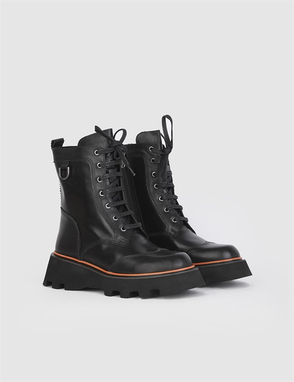 Barry Black Leather Women's Boot