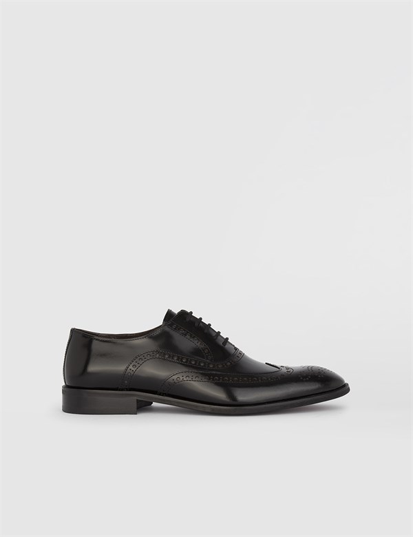 Benton Black Florentic Leather Men's Oxford