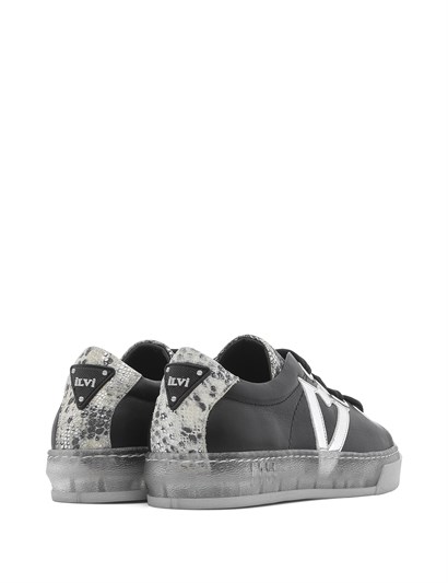 Bereza Women's Sneaker Grey Snake Leather