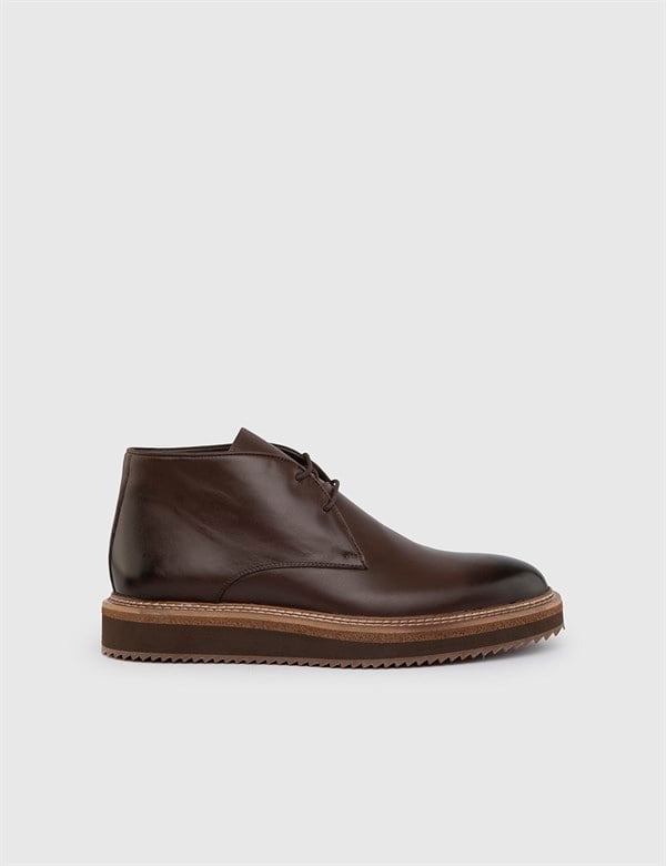Berisso Antique Brown Leather Men's Boot