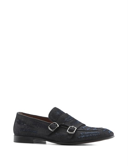 Bogart Men's Moccasin Denim Blue