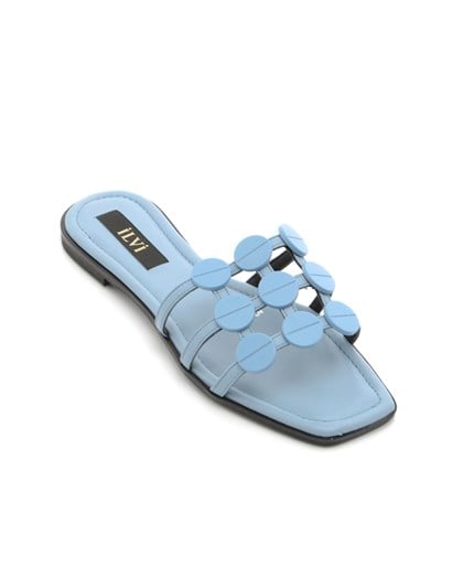 Bogna Women's Slipper Blue Leather