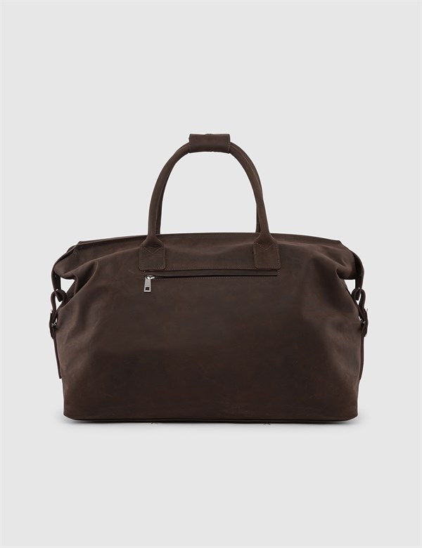 Breda Brown Crazy Leather Unisex Suitcase