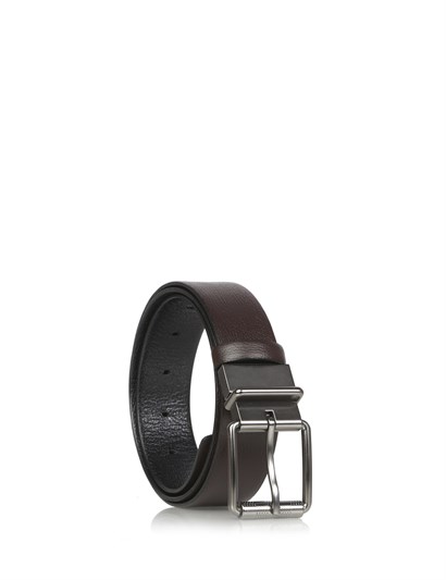 Bufon Men's Duble-Sided Belt Brown