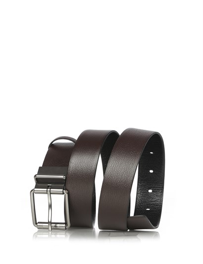 Bufon Men's Duble-Sided Belt Brown